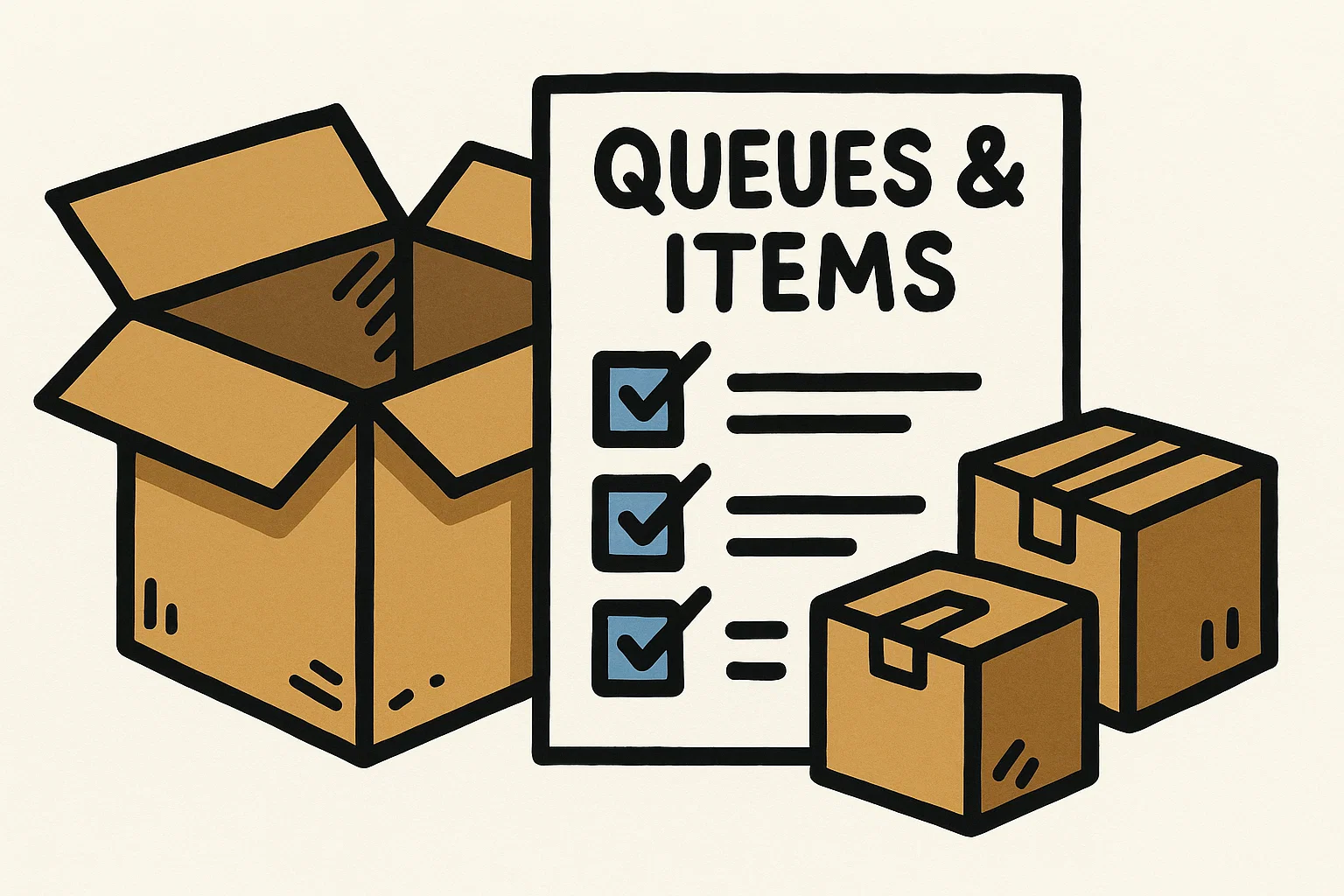 📦 Queues & Items